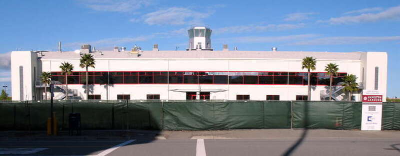 National Register of Historic Places in Marin County, California.

Hamilton Army Airfield Hangar and Tower, Novato, CA. Photographed from the intersection of South Palm Drive and Hangar Ave.