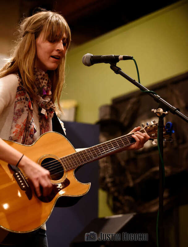 Hannah Rebekah performing live at Viento Y Agua Coffee House in Long Beach (Los Angeles) California on Saturday January 23rd, 2016.