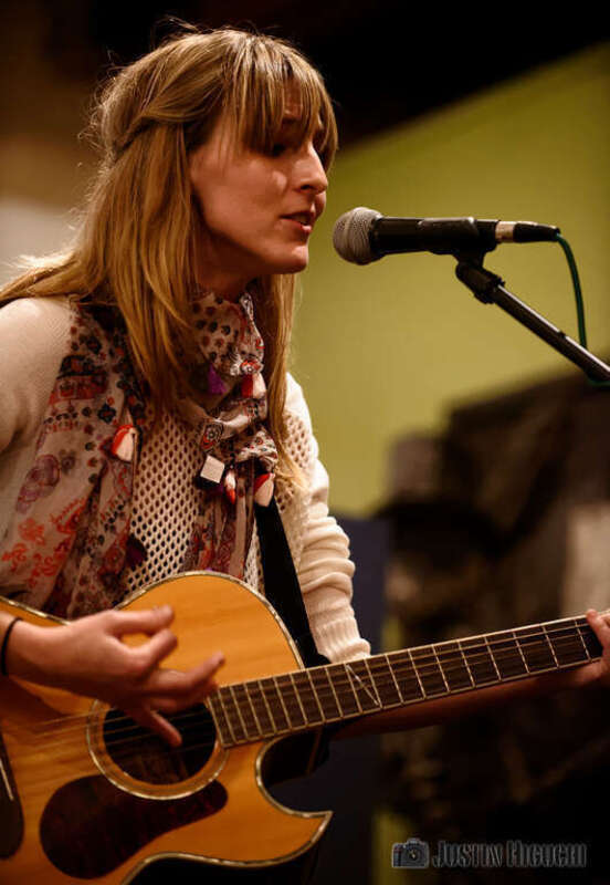 Hannah Rebekah performing live at Viento Y Agua Coffee House in Long Beach (Los Angeles) California on Saturday January 23rd, 2016.