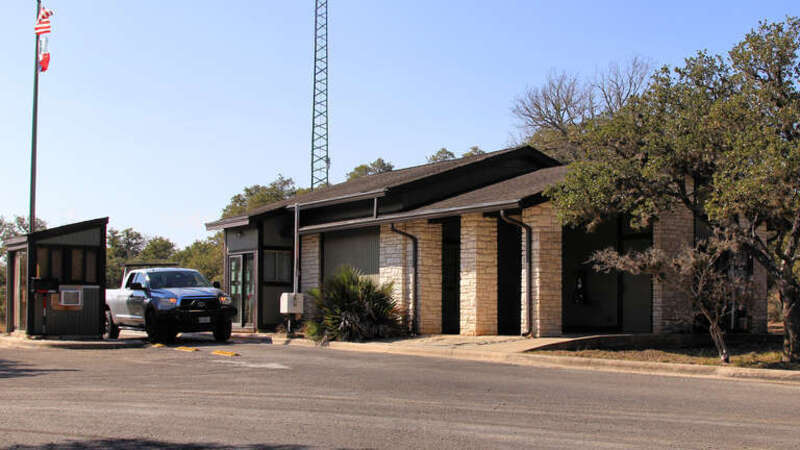 Headquarters for Guadalupe River State Park, Texas, United States.