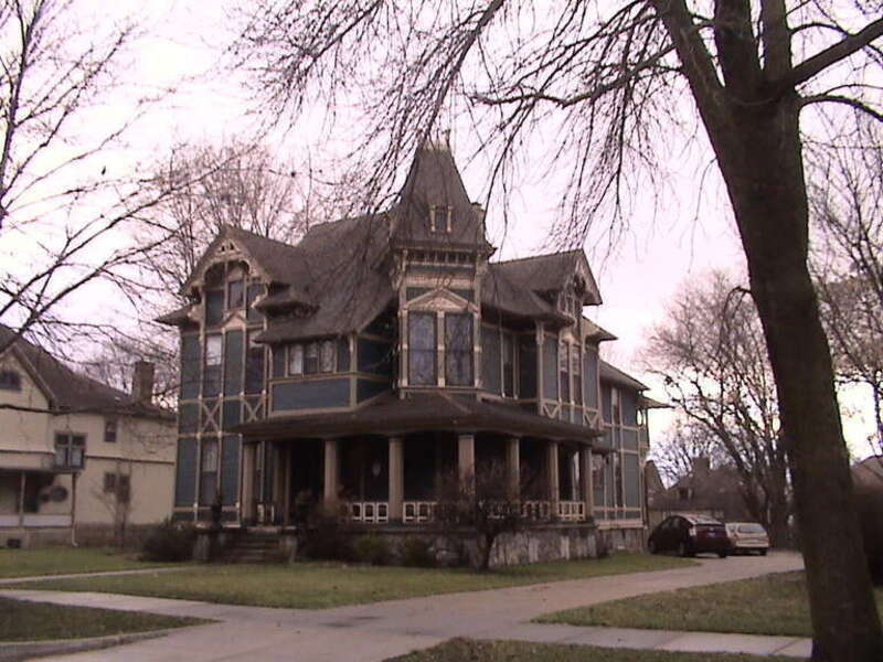 Victorian house in the Heritage Hill Historic District in Grand Rapids, Michigan