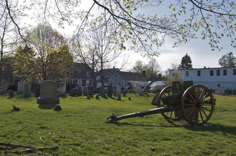 High Street Cemetery in Danvers, Massachusetts, on the National Register of Historic Places.