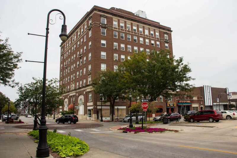 Hotel Chieftain (its now called Bluff Towers)
38 Pearl Street

Council Bluffs, IA 51503