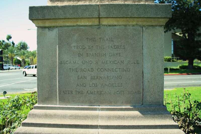 Inscription Madonna of the Trail