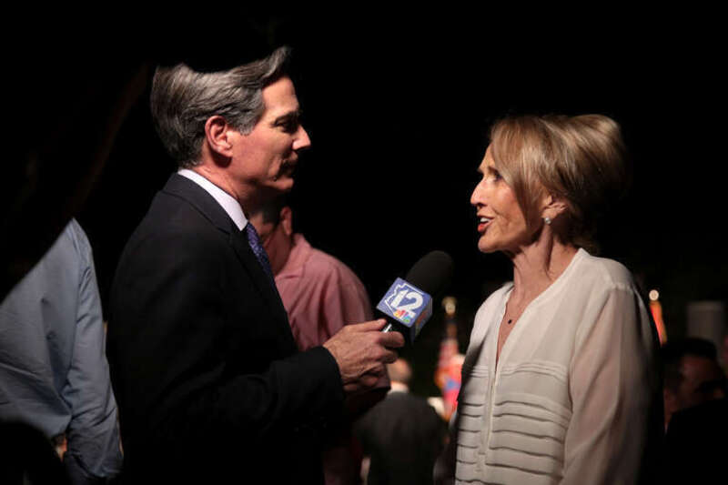 Former Governor Jan Brewer speaking at a campaign election night watch party for U.S. Congresswoman-elect Debbie Lesko at a home in Peoria, Arizona.

Please attribute to Gage Skidmore if used elsewhere.