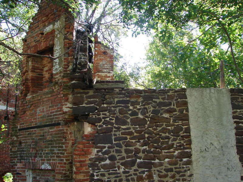 Remains of Joseph Cooper House, in Camden, New Jersey, listed on the NRHP since March 14, 1973. At the head of 7th St. in Pyne Point Park, across from Pyne Point School.  Pictures of the complete building are at HABS.  Local resident informed me that