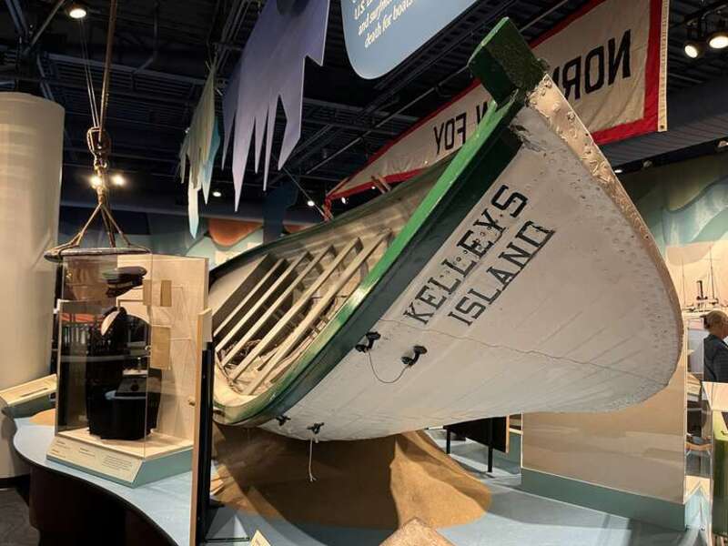 1854 iron and wood Joseph Francis Surf boat