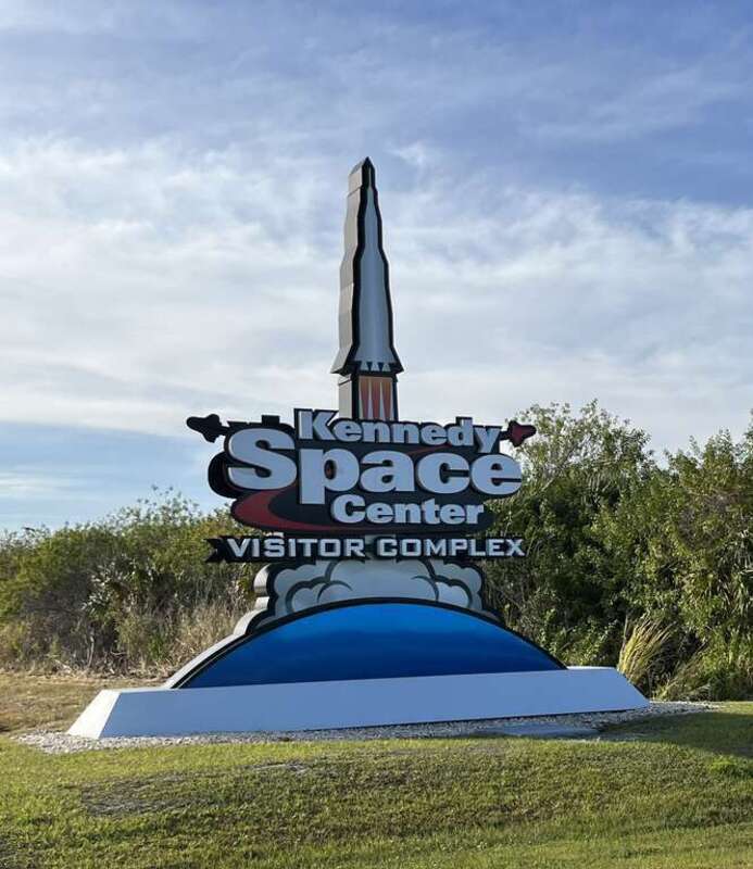 Kennedy Space Center Visitor Complex in February 2022.