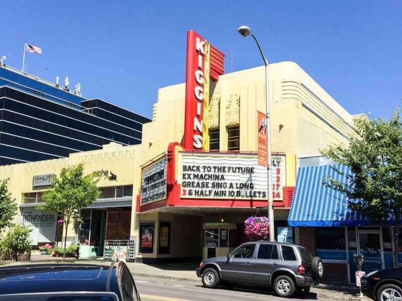 A view of Kiggins Theatre in Vancouver, Washington