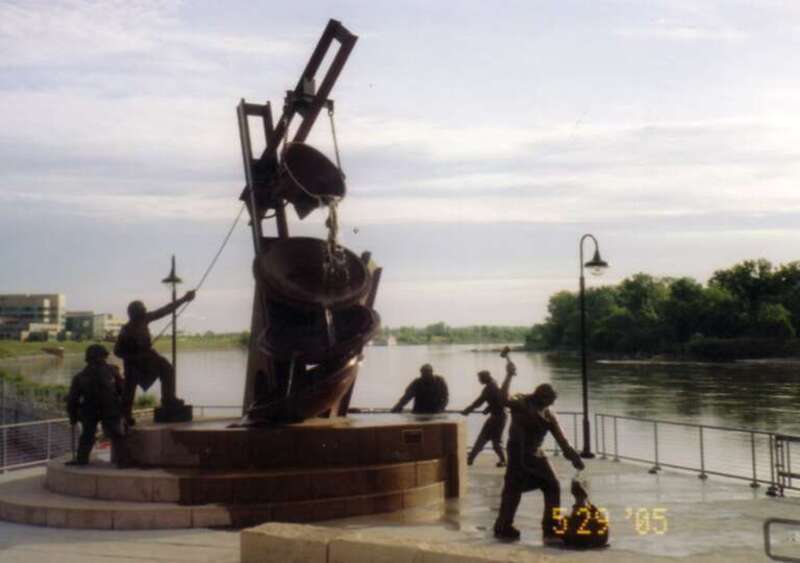 Labor Statues,Omaha,Nebraska,USA.