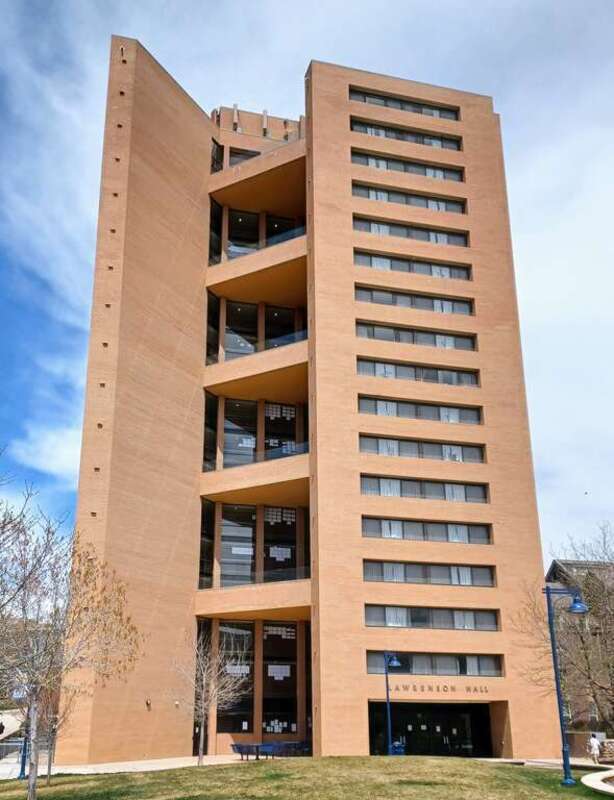 Lawrenson Hall, south side, University of Northern Colorado