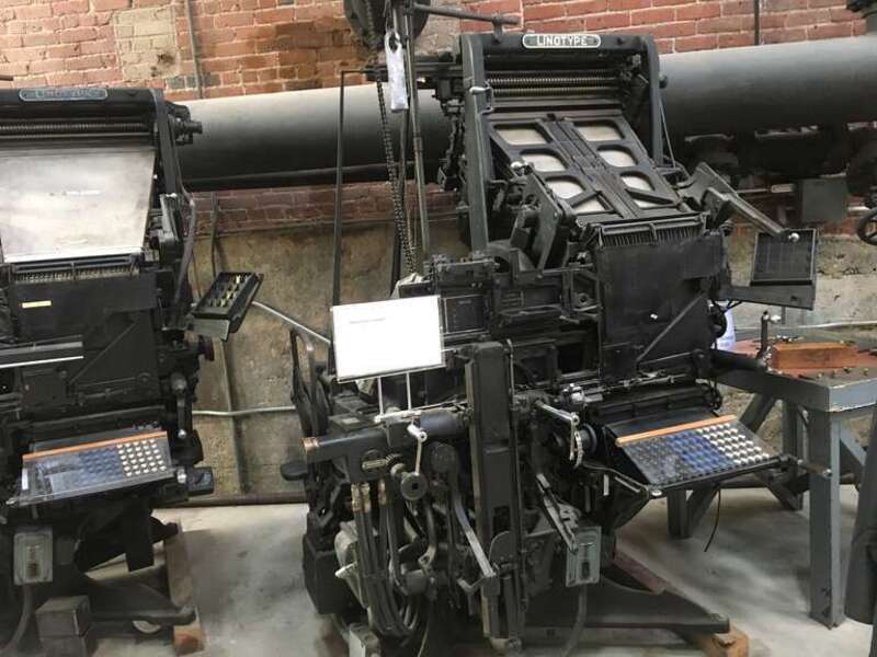 Linotype machines at CRMII