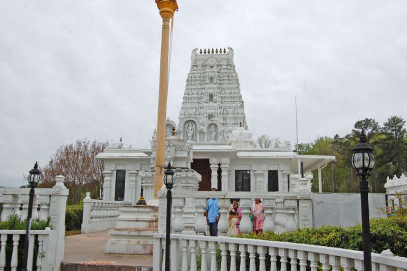 Lord Venkateswara complex in Hindu Template of Atlanta