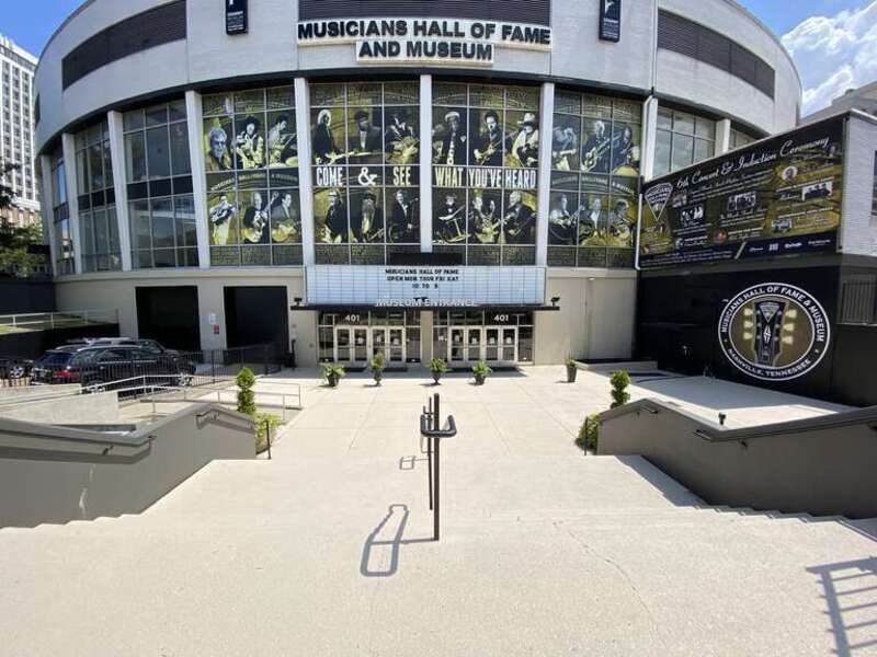 Entrance to the Musicians Hall of Fame &amp;amp; Museum in Nashville, TN