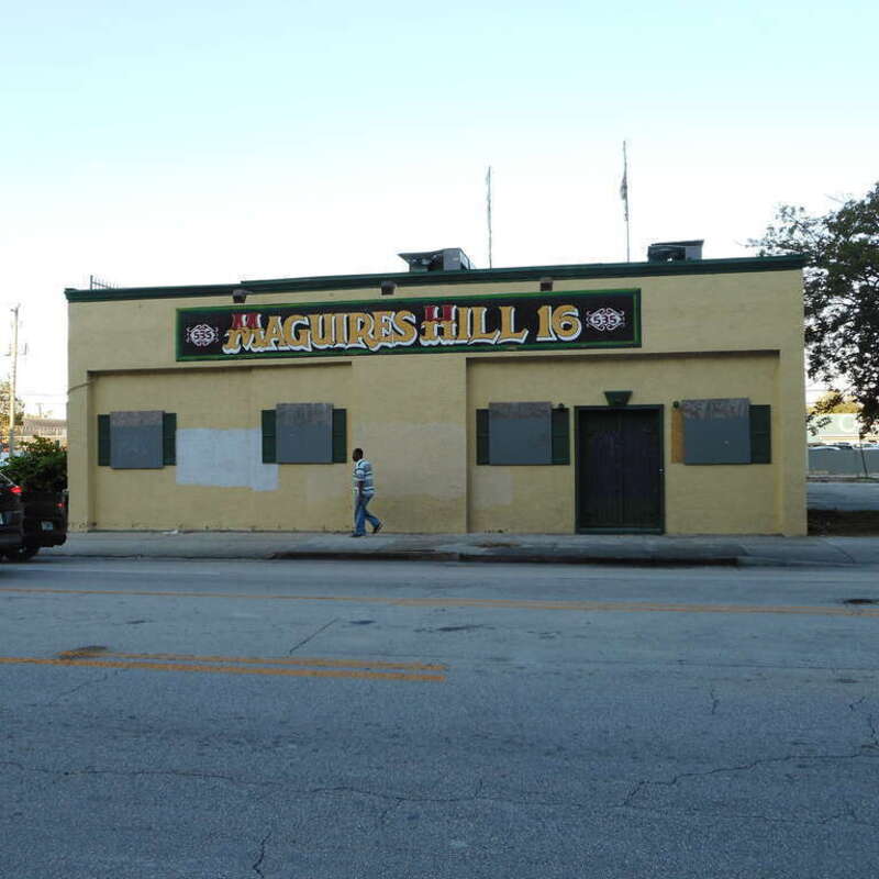 Maguires Hill 16 bar in Fort Lauderdale, Florida demolition