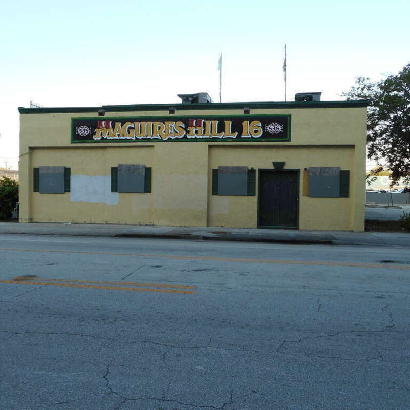 Maguires Hill 16 bar in Fort Lauderdale, Florida demolition
