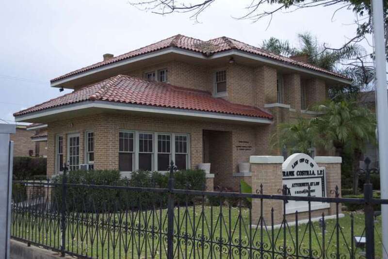 The Manoutou House in Brownsville, TX. Listed on the NRHP.