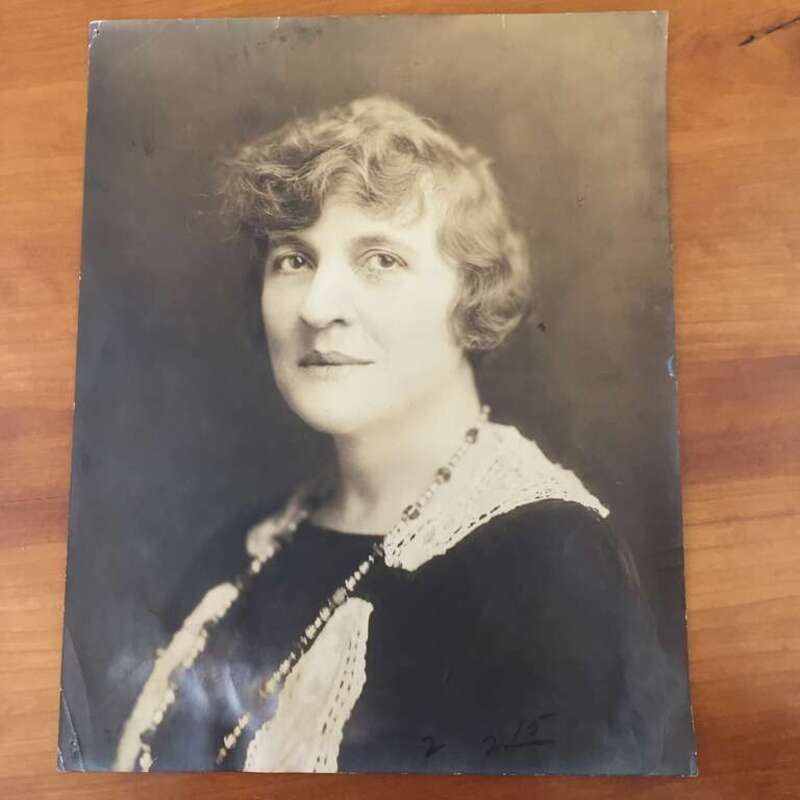 A headshot of Marie Stuart Edwards from Indiana Historical Library