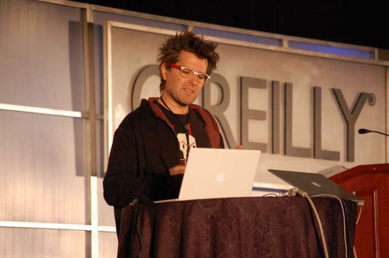 Mark Frauenfelder talking about urban farming at ETech 2009.