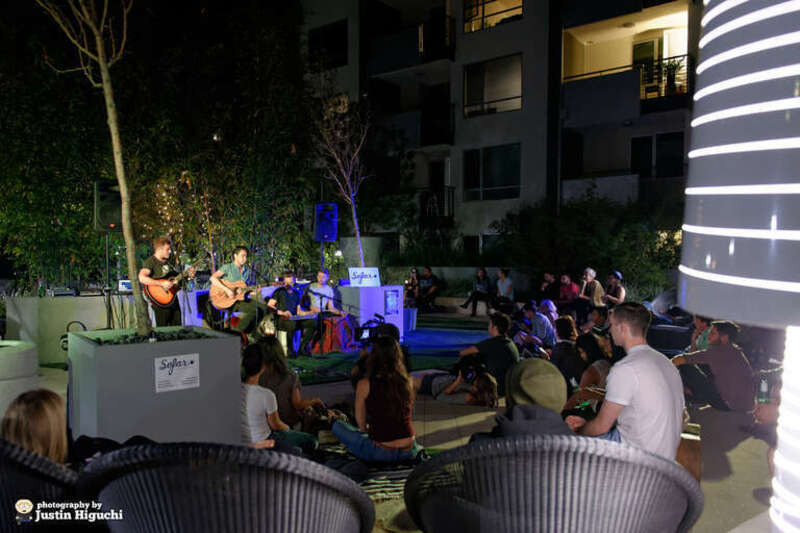 Max and the Moon performing live at Icis Living Apartment Homes in Glendale California on Wednesday April 30th, 2014. Part of the Sofar Sounds Los Angeles (#SofarLA) series of private house concerts.
&amp;lt;a href=&quot;http://www.maxandthemoon.com&quot;