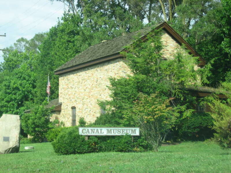 Front of the Middletown Historical Society Canal Museum, located along the Miami and Erie Canal at 1605 N. Verity Parkway in Middletown, Ohio, United States.