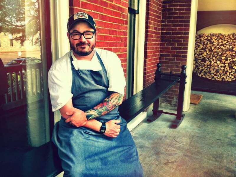 I took this photo of Sean on our first shoot together. Just before I took it he was talking about the mountains he grew up in and how people should try to hunt and farm their own food to better understand and respect what they put in their mouths.