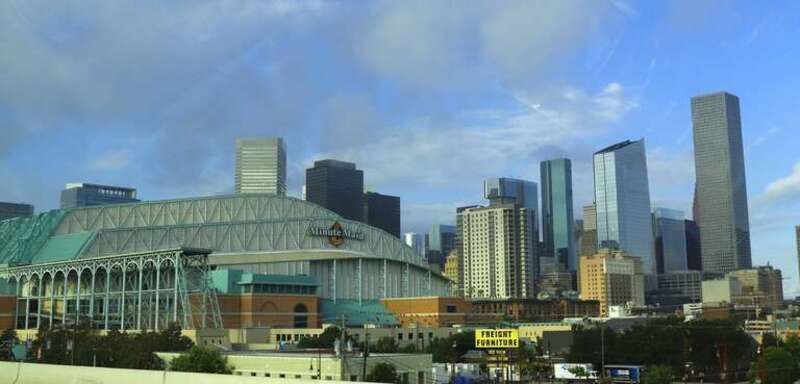Exterior of Minute Maid Park, Houston, Texas, USA