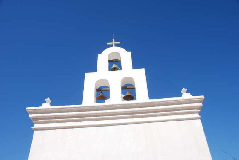 Mission San Xavier del  Bac - White Dove of the Desert - near Tucson, Arizona