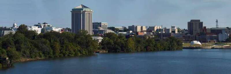 Panorama of downtown Montgomery, Alabama