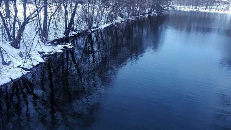 Mystic River after its First Bend (Winter) 2b