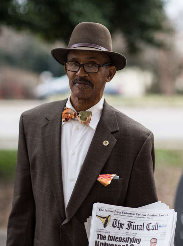 Met this classy gentleman and his brother (I think in the brotherhood self). He was happy to pose for a portrait and we talked a bit about the scourge of crack in the community. He tried to get his brother to get his picture taken as well but that