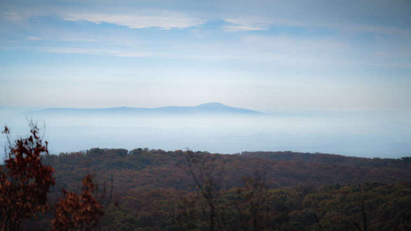 Looking toward the east. Looks like that is Sugarloaf Mountain!

Gambrill State Park
