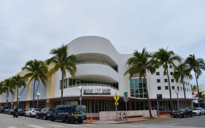 The Miami City Ballet teaches and performs at the Ophelia &amp;amp; Juan Js. Roca Center in Miami Beach, adjacent to Collins Park.