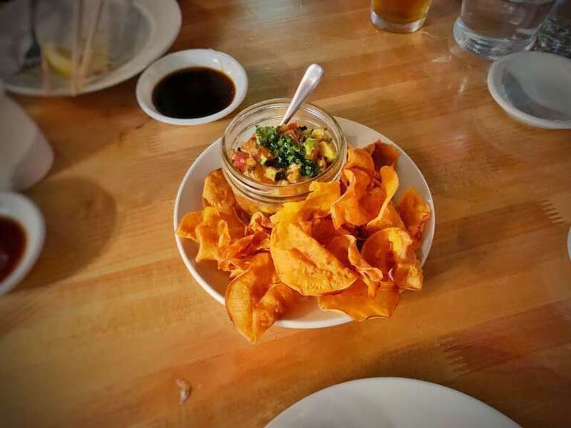 Organic Salmon Poke, Beets, Avocado at Other Mama, Las Vegas, Nevada