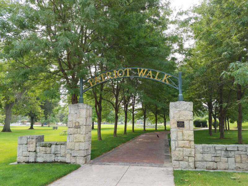 Patriot Walk at Veterans Memorial Park in Boise, Idaho.