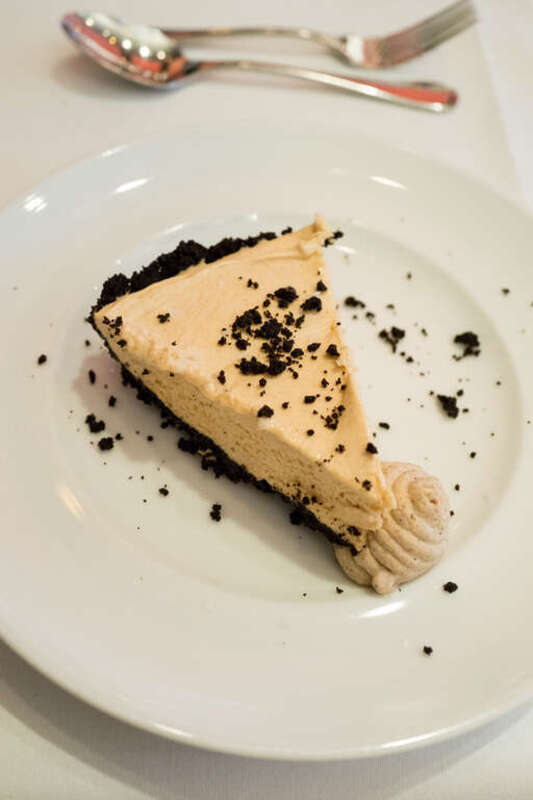 Peanut Butter Pie, espresso whip