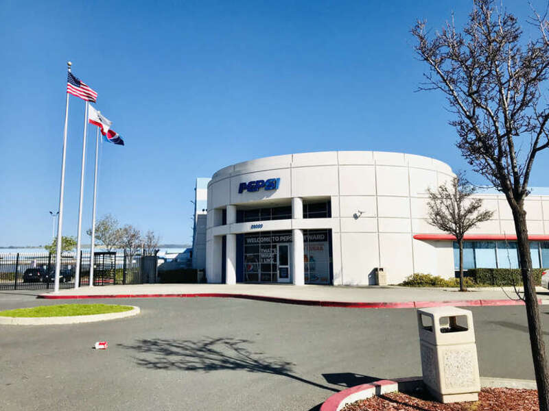 entrance of Pepsi Beverage Company in Hayward, CA