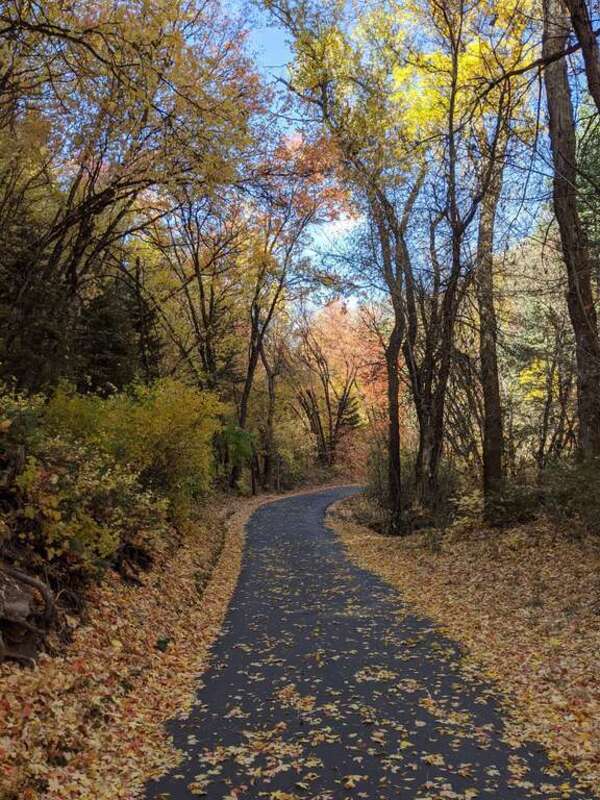 Porter Fork Road up Millcreek Canyon in Salt Lake City, Utah