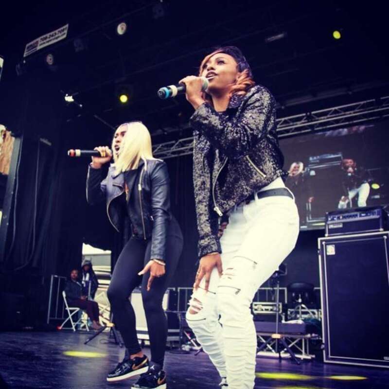 Pretti Emage performing live at 2018 Tampa Bay Black Heritage Festival located at Curtis Hixon Waterfront Park in Tampa Florida.