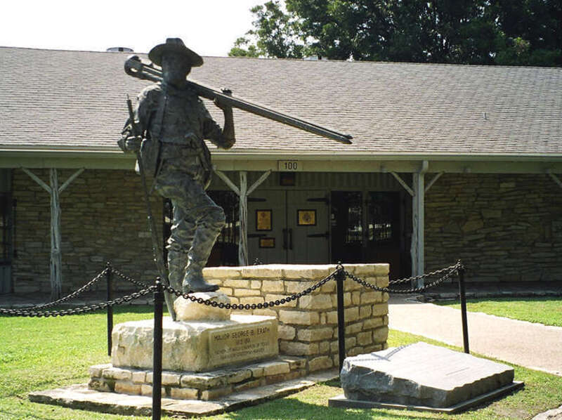 Entry to the Texas Ranger Hall of Fame and Museum in Waco, Texas, United States.