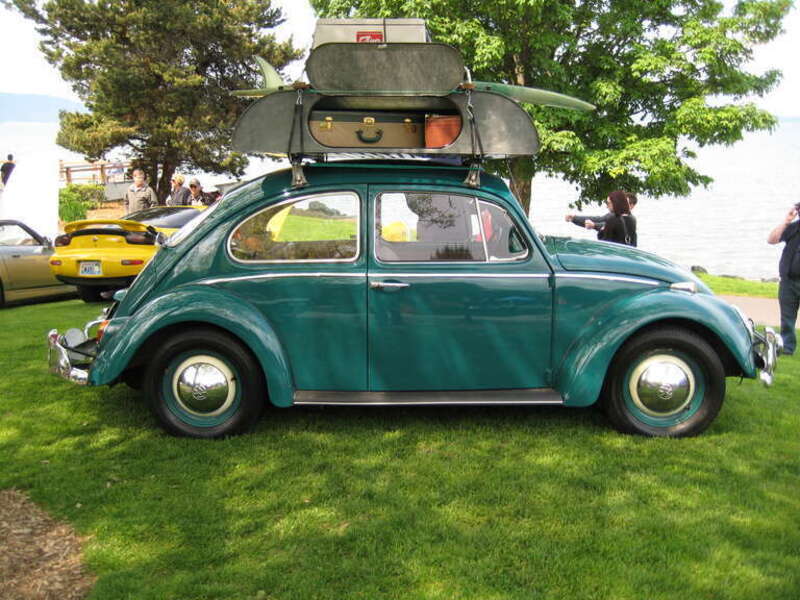 Bellingham spring car show, on the waterfront.