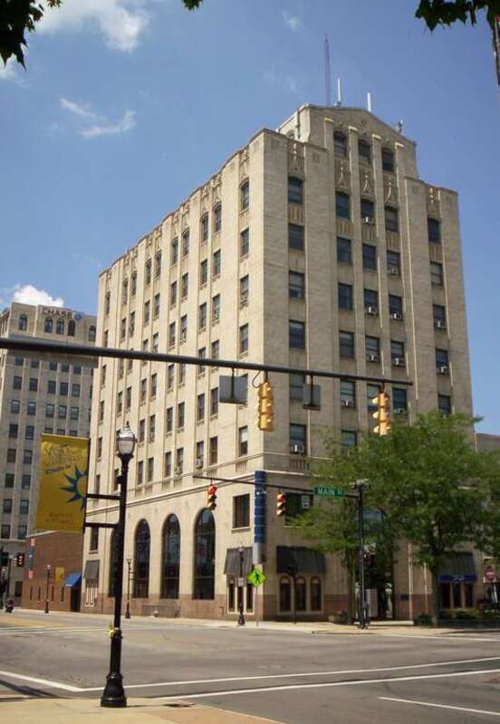 The Richland Trust Building in downtown Mansfield, Ohio was built in 1929 and was listed on the National Register of Historic Places on July 8, 1983.