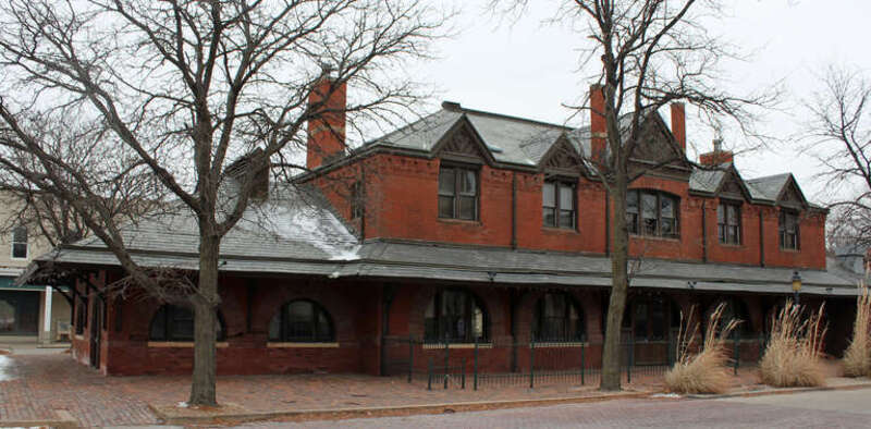 The Rock Island Depot, located at 729 East Douglas Street in Wichita, Kansas. The property is listed on the National Register of Historic Places.