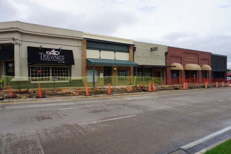 Goliad Street in Rockwall, Texas (United States).