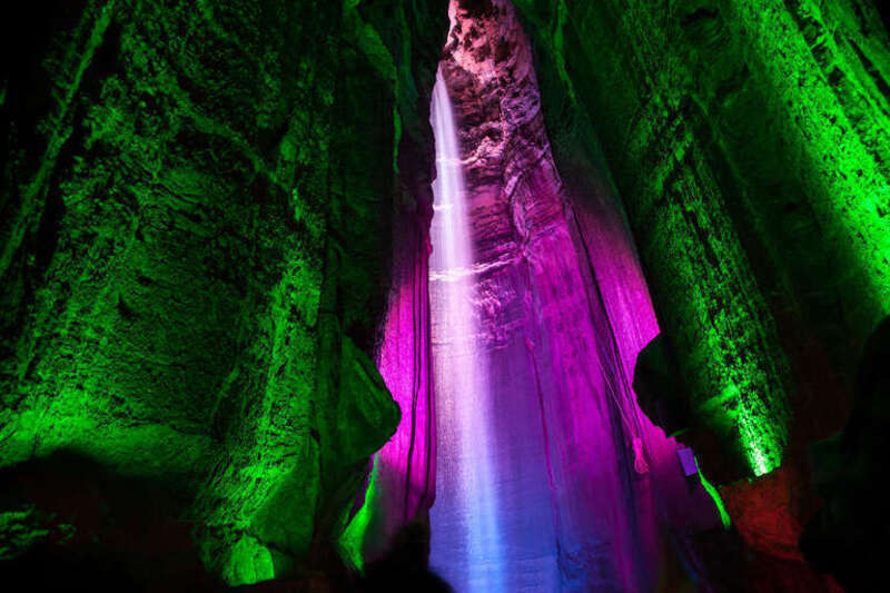 500px provided description: This place is one of the most faboules places I have ever visited in the United States. We were 1100ft under the ground. We can say it`s the deepest commercial falls in the states. It was a big challenge for me as