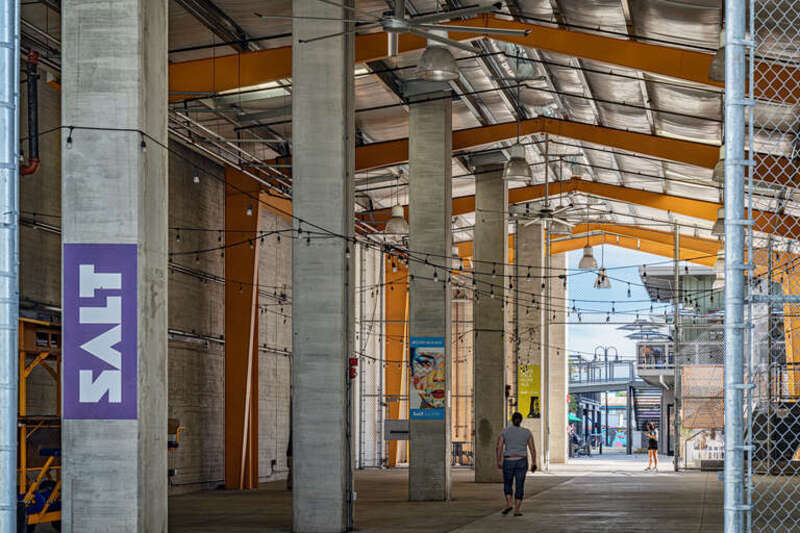 SALT at Our Kaka‘ako, a shopping, food, and event venue in downtown Honolulu, Oʻahu, Hawaiʻi.