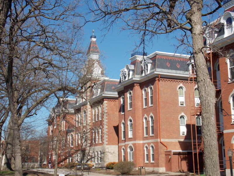 Ambrose Hall at St. Ambrose University in Davenport, Iowa.  It is listed on the National Register of Historic Places.