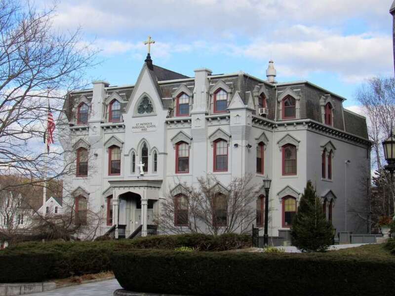 The rectory at the Cathedral of Saint Patrick Norwich, Connecticut.