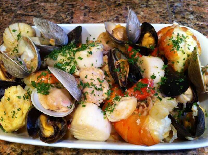 Salade de fruits de mer et de coquillages