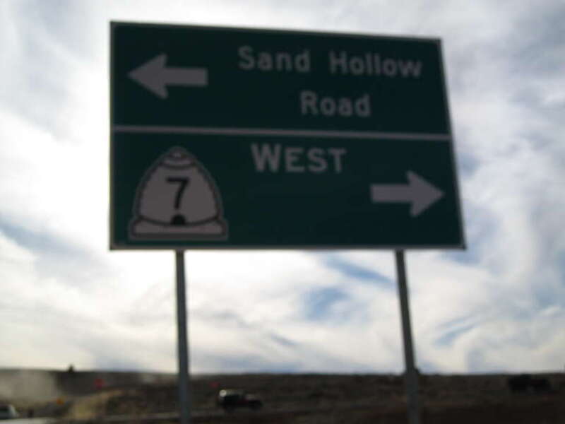 Sand Hollow Rd./UT-7 Intersection